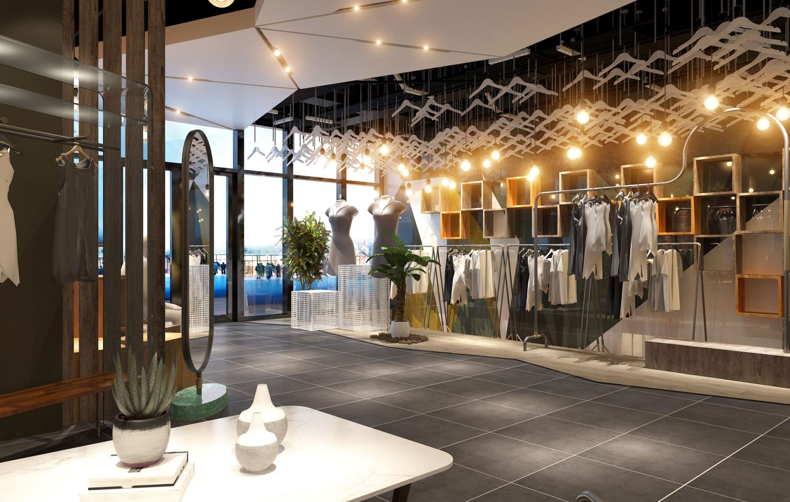 LED Track Lighting Project for Retail Store in France