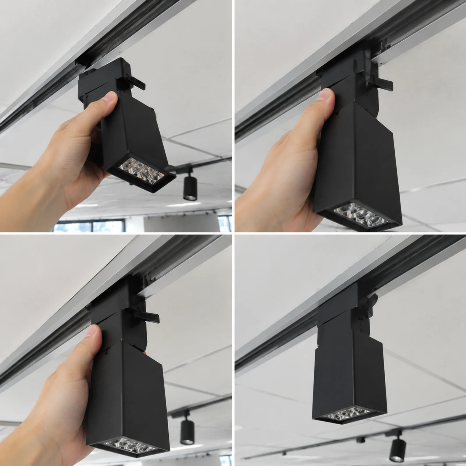 Step by step track light installation Step by step guide to install LED track light heads