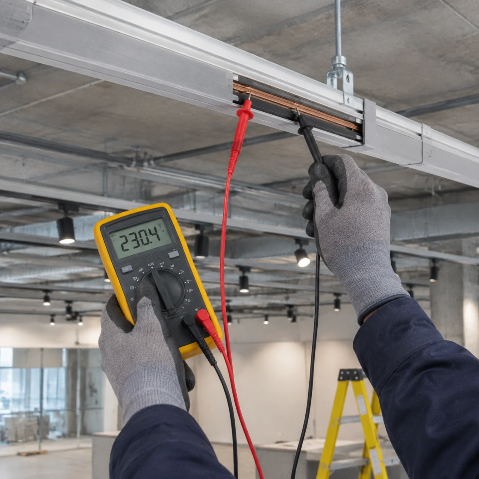 Troubleshooting track light installation Troubleshooting steps after you install LED track light fixtures