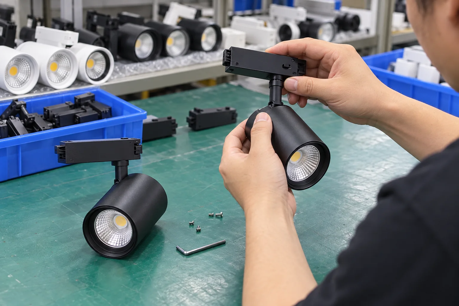 commercial LED lighting fixture dimensions and mounting