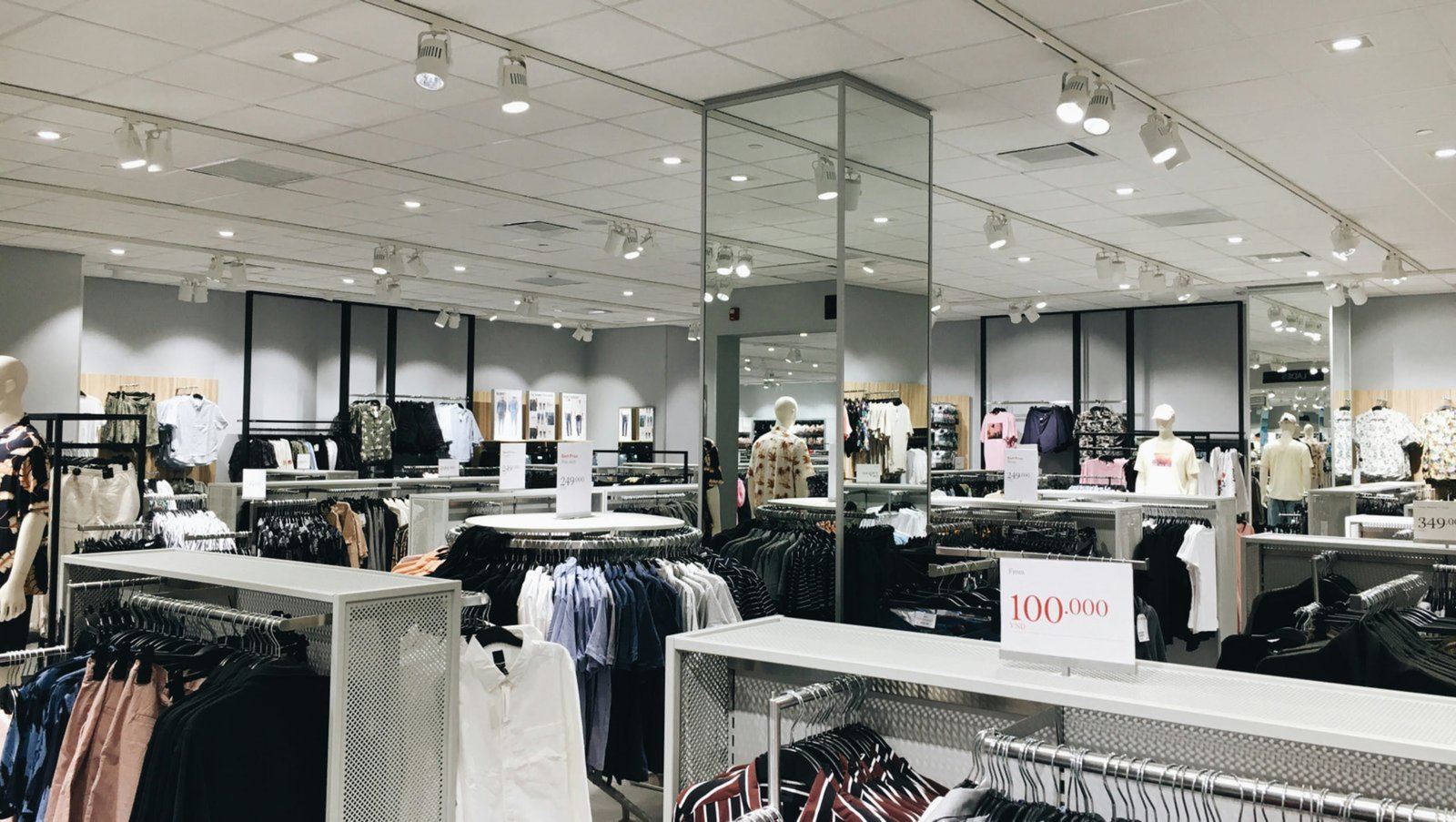 Retail store lighting requirement checklist project inputs used to estimate lumens for a retail store
